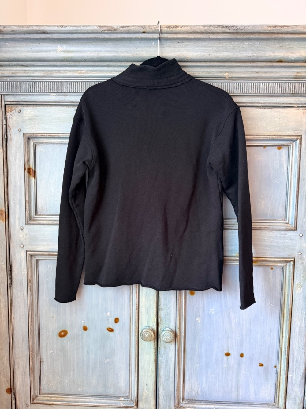 Frank & Eileen Patrick Popover Henley in Black Size XS - Picture 7 of 8